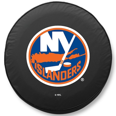 HOLLAND BAR STOOL CO 35 x 12.5 New York Islanders Tire Cover TCH2NYIslnBK